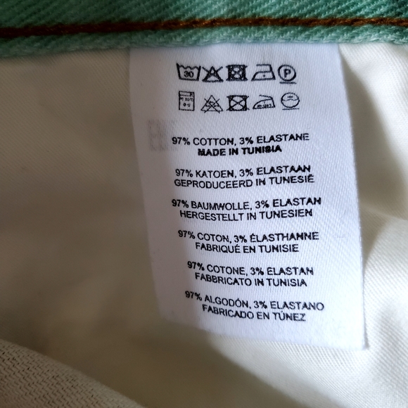 NWT Dries Van Noten Women's Multi Coloured Straight Leg Jeans size 27 - Picture 6 of 7